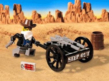 Western Bandit's Wheel Gun - Source The LEGO Group