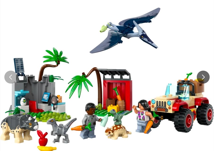 Baby Dinosaur Rescue Center LEGO Set - Source The LEGO GroupBaby Dinosaur Rescue Center