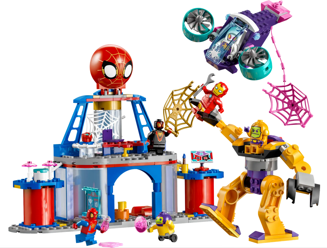 Team Spidey Web Spinner Headquarters LEGO set - Source The LEGO GroupTeam Spidey Web Spinner Headquarters