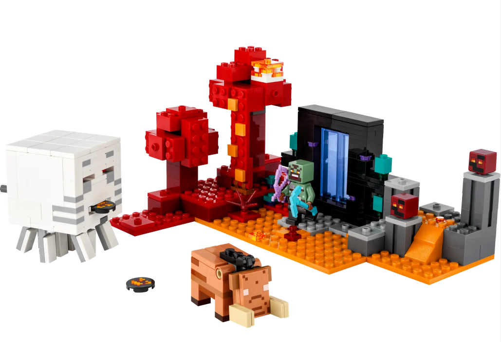 The Nether Portal Ambush LEGO set - Source The LEGO GroupThe Nether Portal Ambush LEGO set - Source The LEGO Group