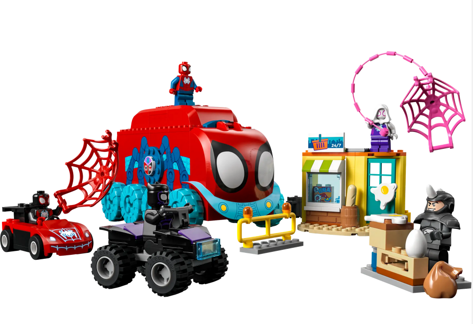 Team Spidey's Mobile Headquarters Set - Source The LEGO GroupTeam Spidey’s Mobile Headquarters