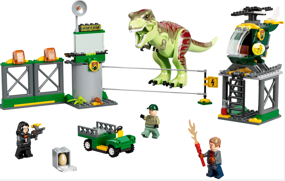 T. rex Dinosaur Breakout Set - Source The LEGO GroupT. rex Dinosaur Breakout