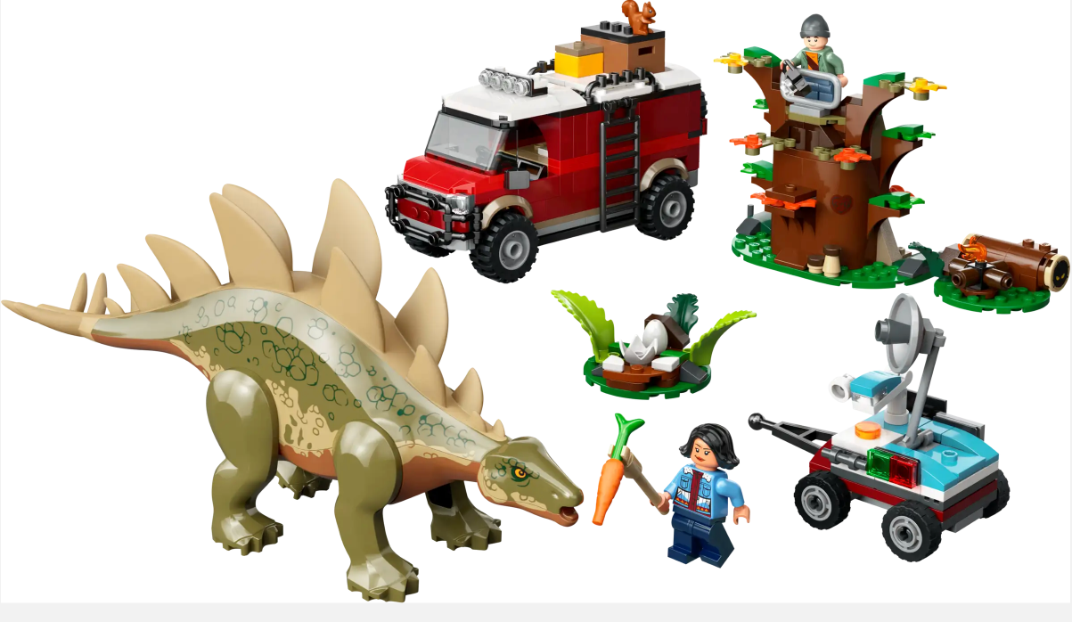 Dinosaur Missions: Stegosaurus Discovery LEGO set, Source The LEGO GroupDinosaur Missions: Stegosaurus Discovery