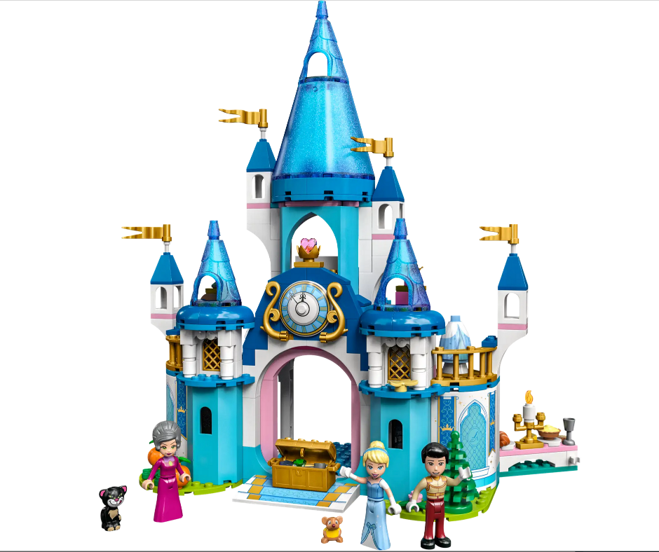 Cinderella and Prince Charming's Castle - Source The LEGO GroupCinderella and Prince Charming’s Castle