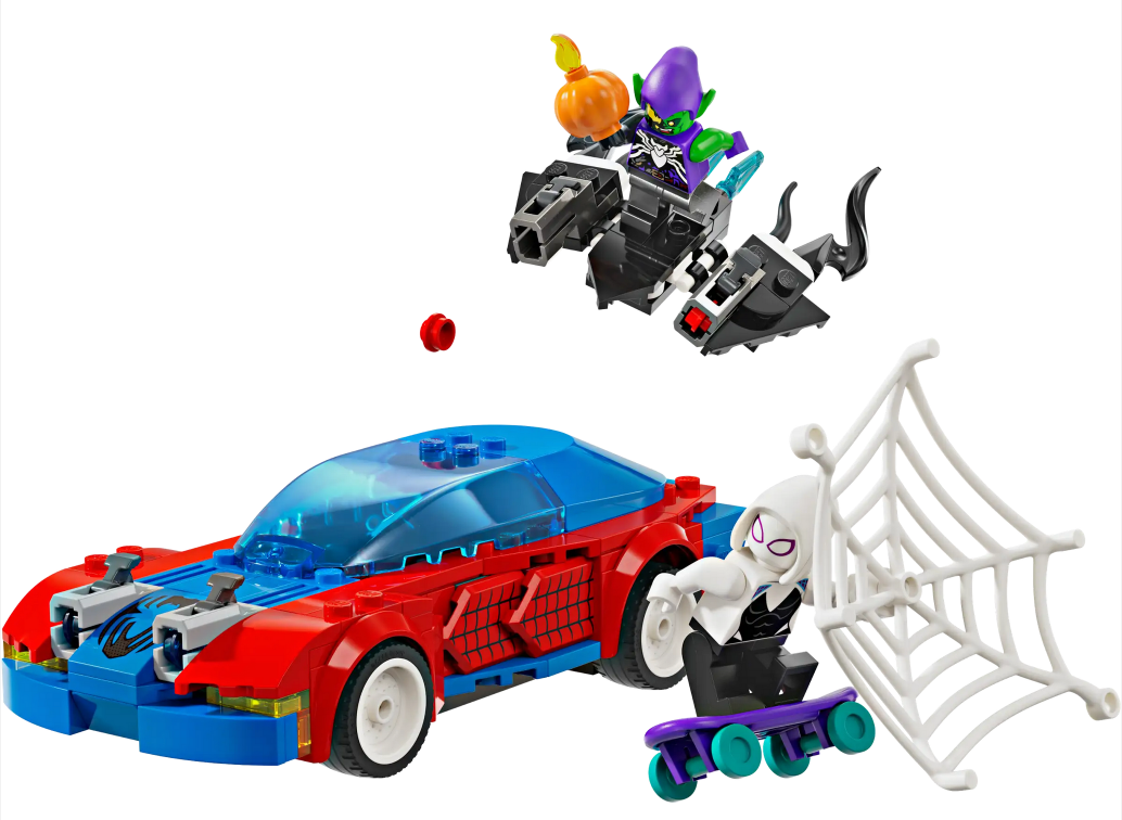 Spider-Man Race Car & Venom Green Goblin - Source The LEGO GroupSpider-Man Race Car & Venom Green Goblin