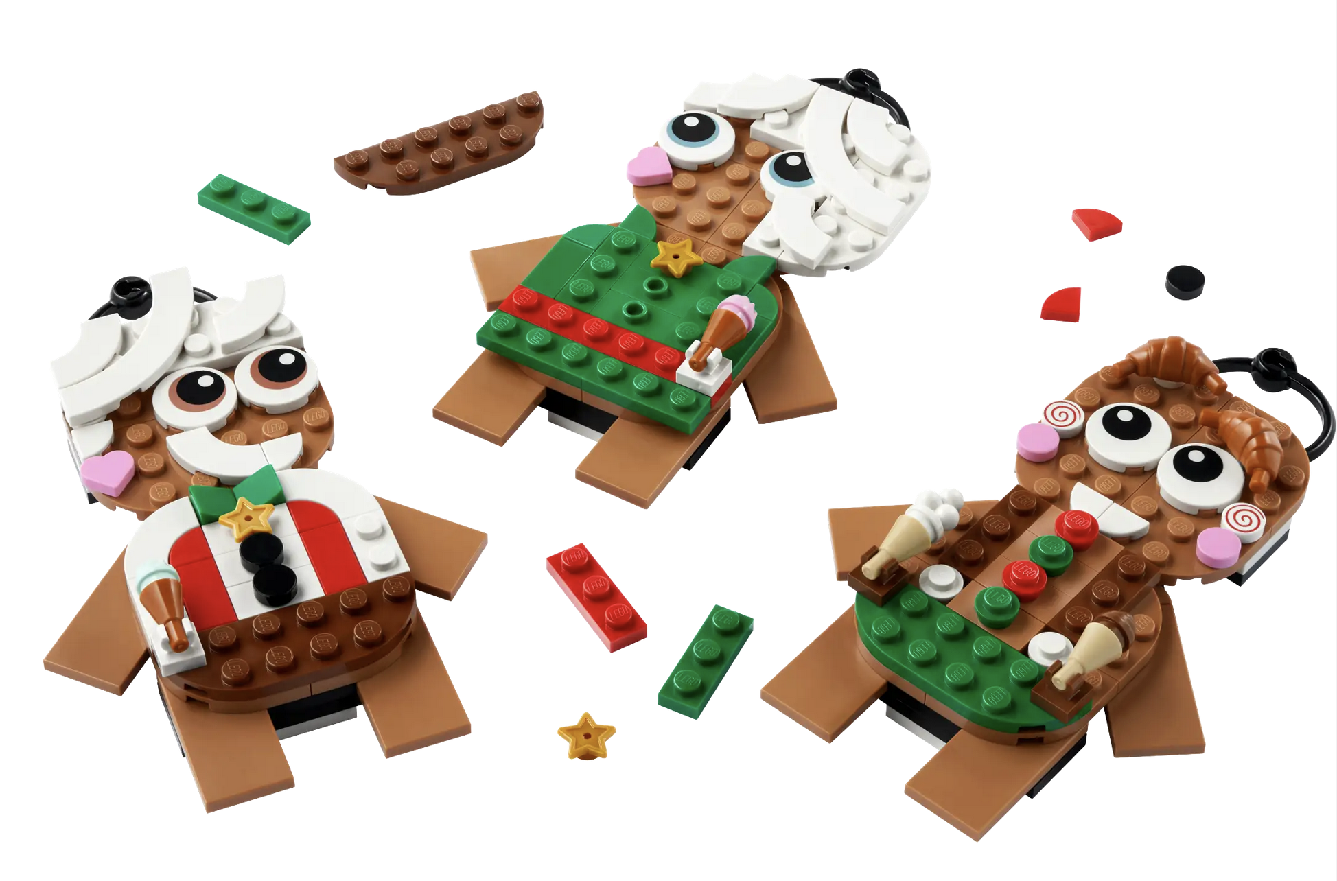 Gingerbread Ornaments - Source The LEGO GroupGingerbread Ornaments