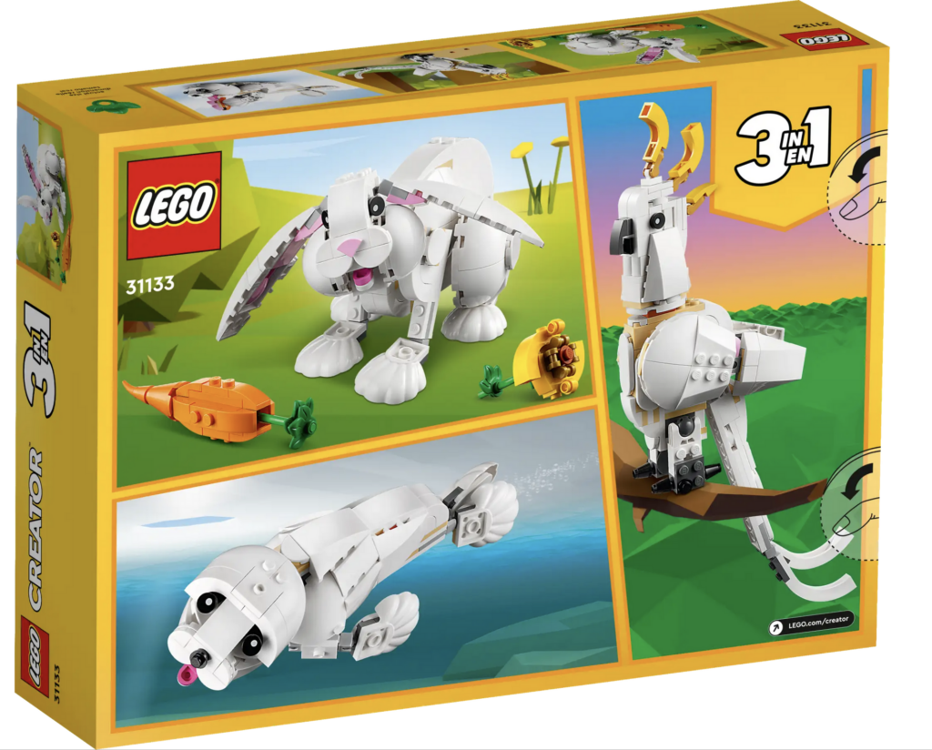 Lego Rabbit Instructions | Bricks for the Blind