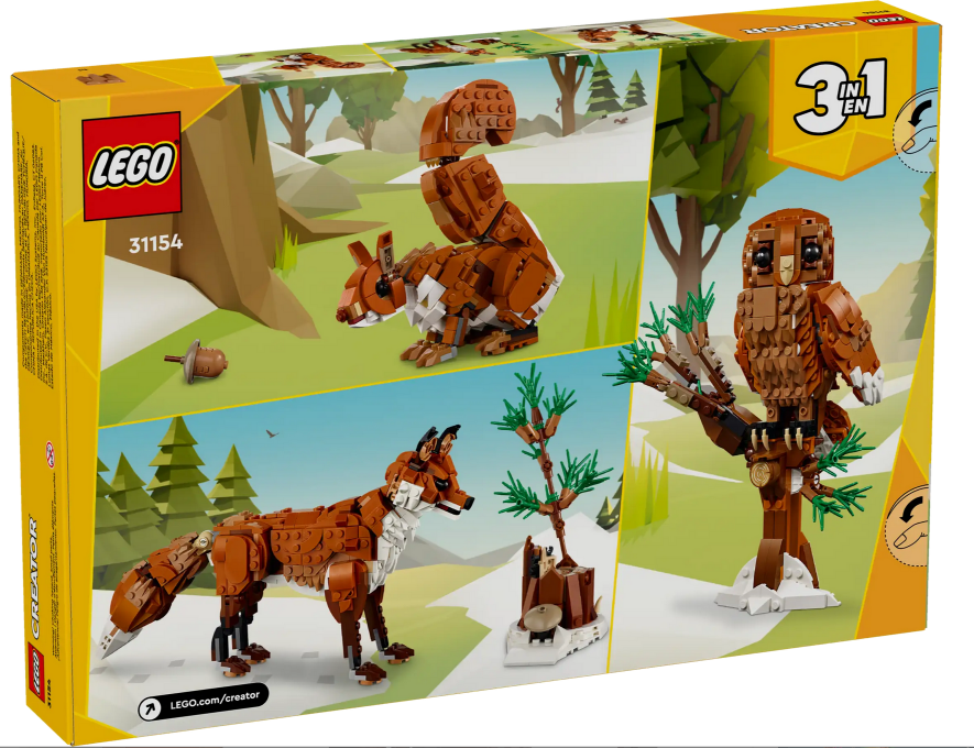 Forest Animals: Red Fox - Source The LEGO GroupForest Animals: Red Fox