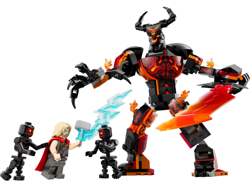 Thor vs. Surtur Construction Figure - Source The LEGO GroupThor vs. Surtur Construction Figure