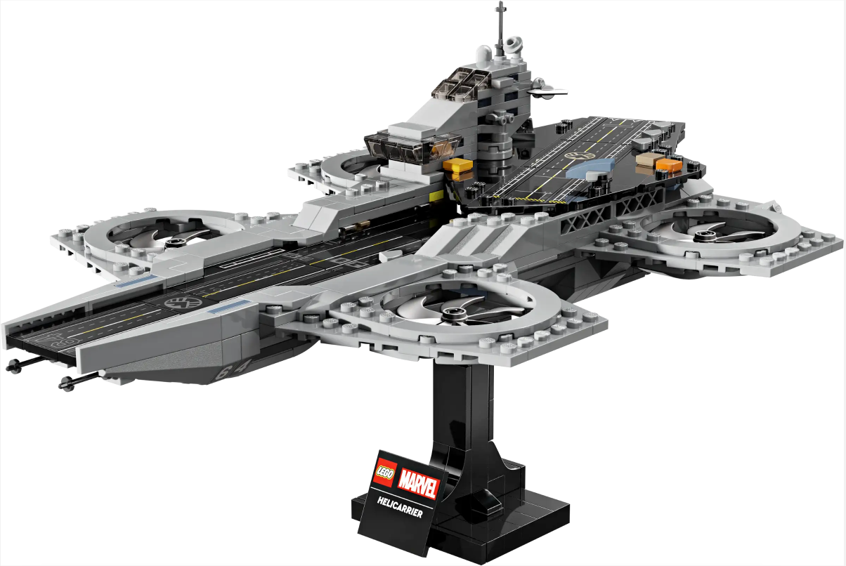 The Avengers Helicarrier - Source The LEGO GroupThe Avengers Helicarrier