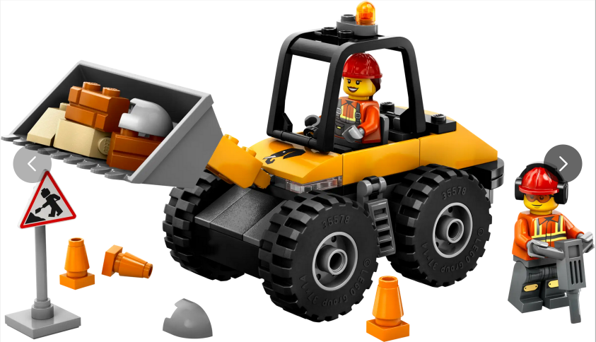 Yellow Construction Wheel Loader - Source The LEGO GroupYellow Construction Wheel Loader