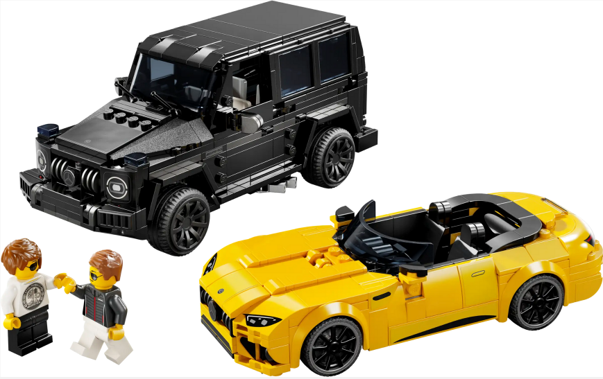 Speed Champions: Mercedes AMG G 63 & Mercedes AMG SL 63 - Source The LEGO GroupSpeed Champions: Mercedes AMG G 63 & Mercedes AMG SL 63