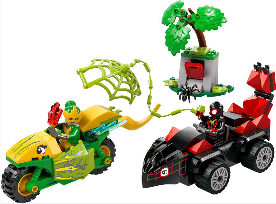 Spin and Electro Dinosaur Vehicle Chase - Source The LEGO GroupSpin and Electro Dinosaur Vehicle Chase