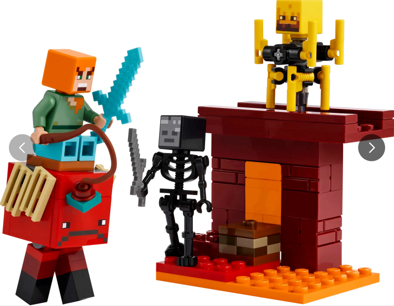 The Nether Lava Battle - Source The LEGO GroupThe Nether Lava Battle