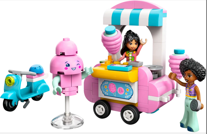 Cotton Candy Stand and Scooter - Source The LEGO GroupCotton Candy Stand and Scooter