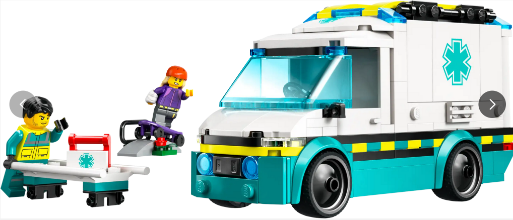 Emergency Ambulance - Source The LEGO GroupEmergency Ambulance