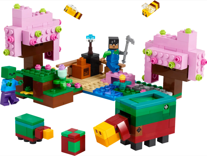 The Cherry Blossom Garden - Source The LEGO GroupThe Cherry Blossom Garden
