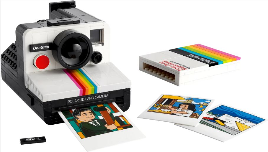 Polaroid OneStep SX-70 Camera - Source The LEGO GroupPolaroid OneStep SX-70 Camera