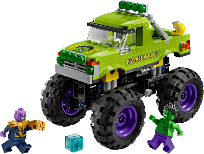 The Hulk Truck vs. Thanos - Source The LEGO GroupThe Hulk Truck vs. Thanos