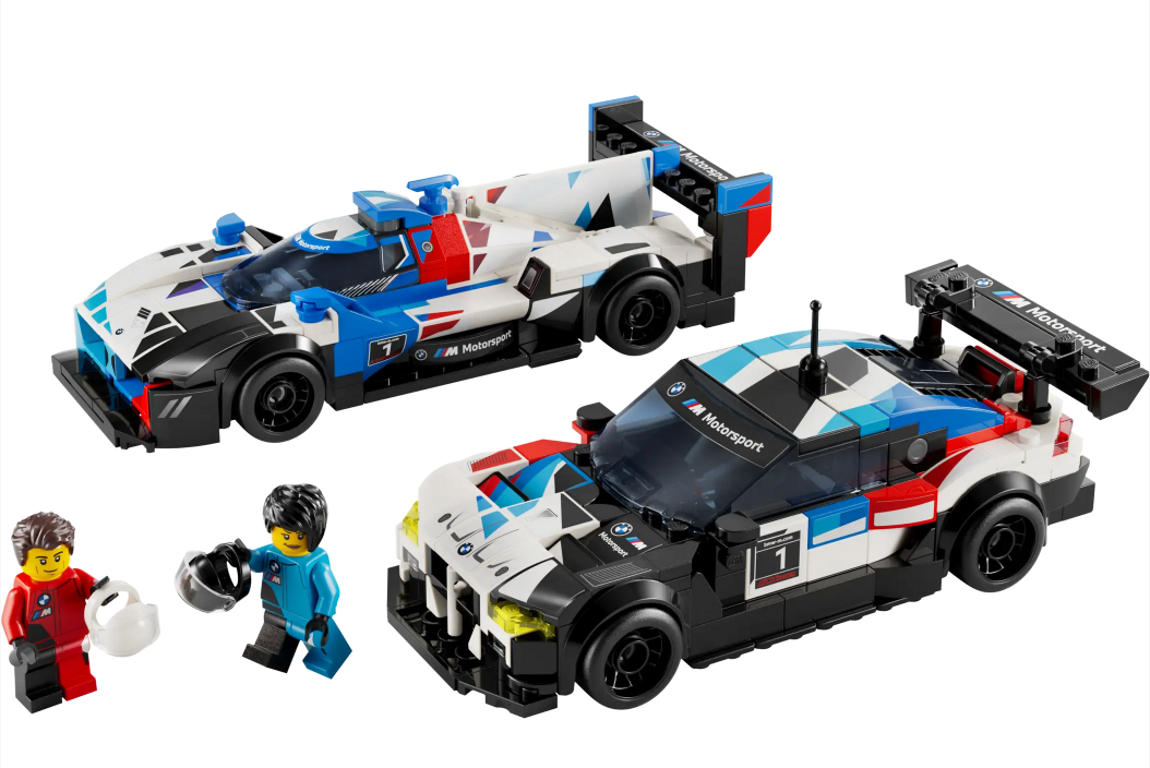 BMW M4 GT3 & BMW M Hybrid V8 Race Cars - Source The LEGO GroupBMW M4 GT3 & BMW M Hybrid V8 Race Cars - Source The LEGO Group