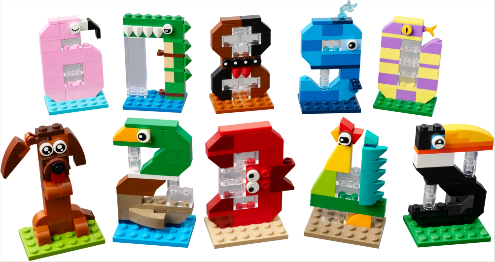 Birthday Numbers - Source The LEGO GroupBirthday Numbers