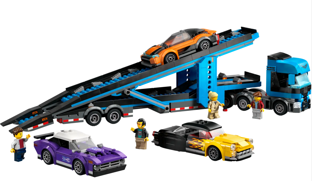 Car Transporter Truck with Sports Cars - Source The LEGO GroupCar Transporter Truck with Sports Cars