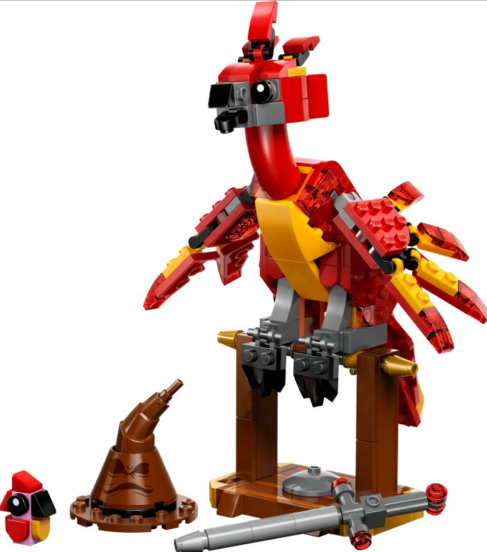 Fawkes Dumbledore's Phoenix - Source The LEGO GroupFawkes Dumbledore’s Phoenix