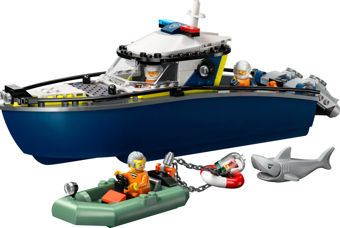 Police Boat Chase - Source The LEGO GroupPolice Boat Chase - Source The LEGO Group