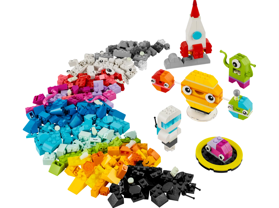 Creative Space Planets - Source The LEGO GroupCreative Space Planets