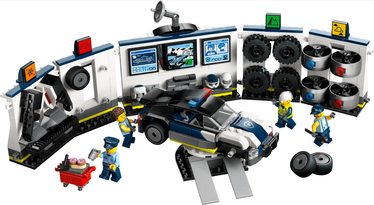 Custom Police Car Garage - Source The LEGO GroupCustom Police Car Garage