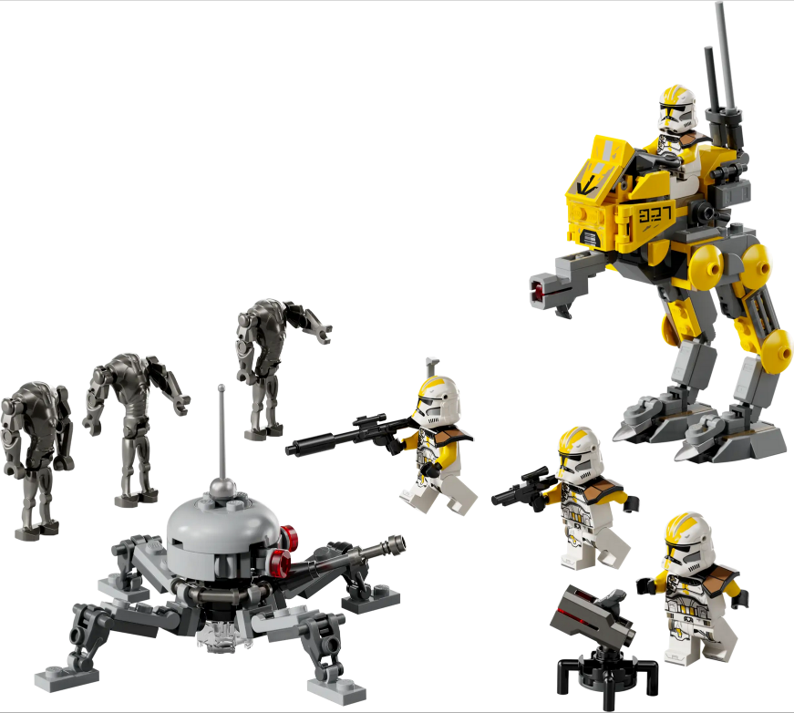 327th Star Corps Clone Troopers Battle Pack - Source The LEGO Group327th Star Corps Clone Troopers Battle Pack - Source The LEGO Group