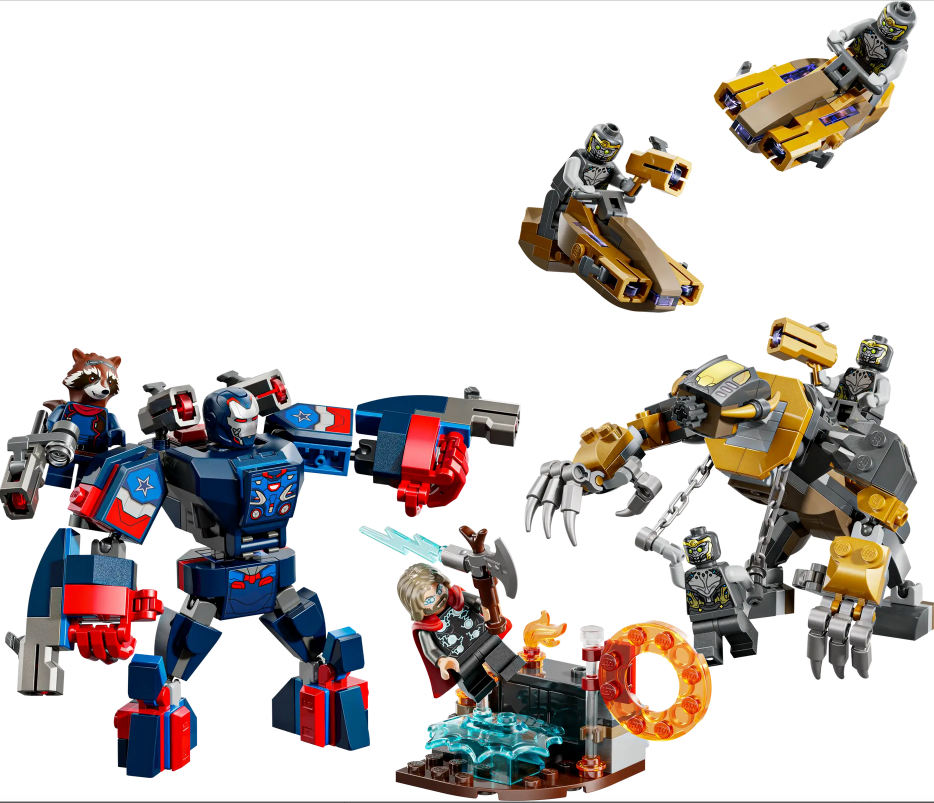 Avengers Endgame Thor vs Chitauri - Source The LEGO GroupAvengers Endgame Thor vs Chitauri