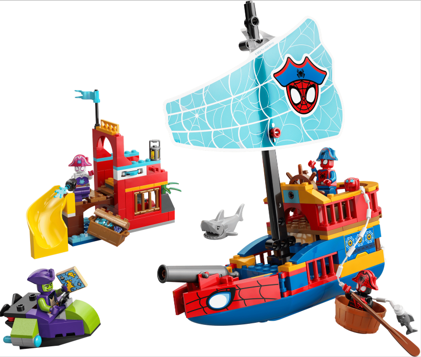 Team Spidey Pirate Ship - Source The LEGO GroupTeam Spidey Pirate Ship