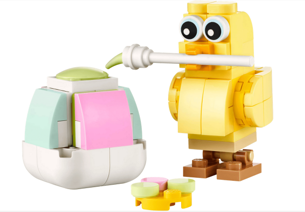 Easter Egg Chick Painting Fun - Source The LEGO GroupEaster Egg Chick Painting Fun