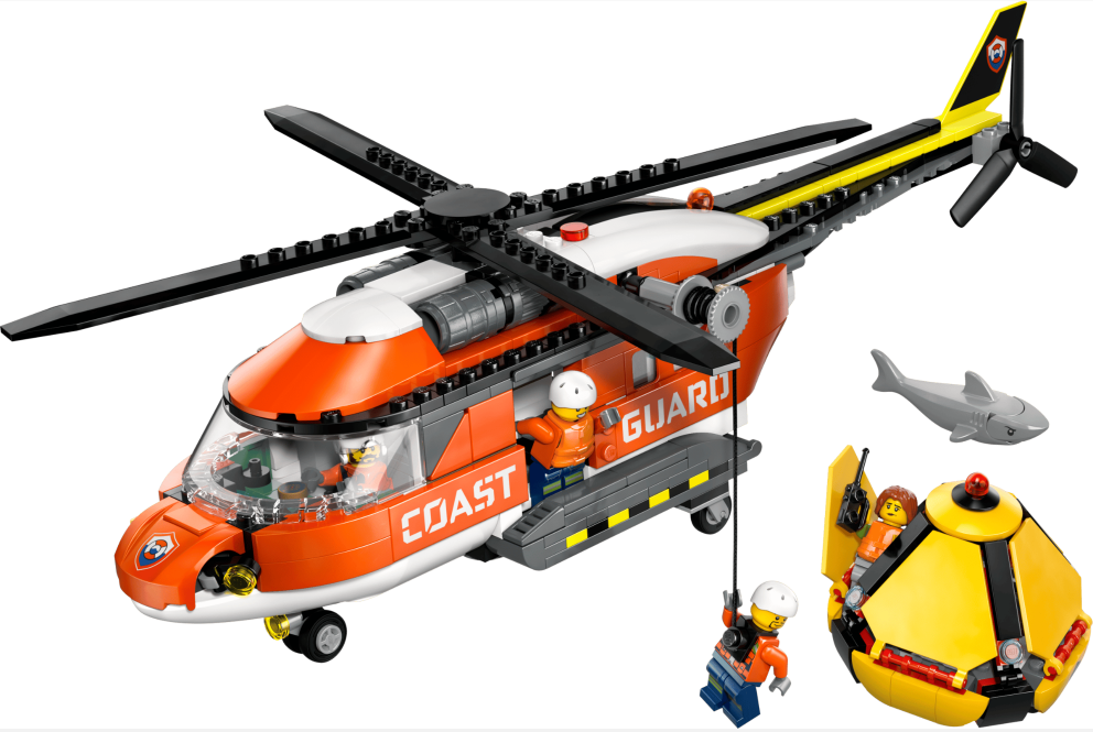Coast Guard Helicopter - Source The LEGO GroupCoast Guard Helicopter