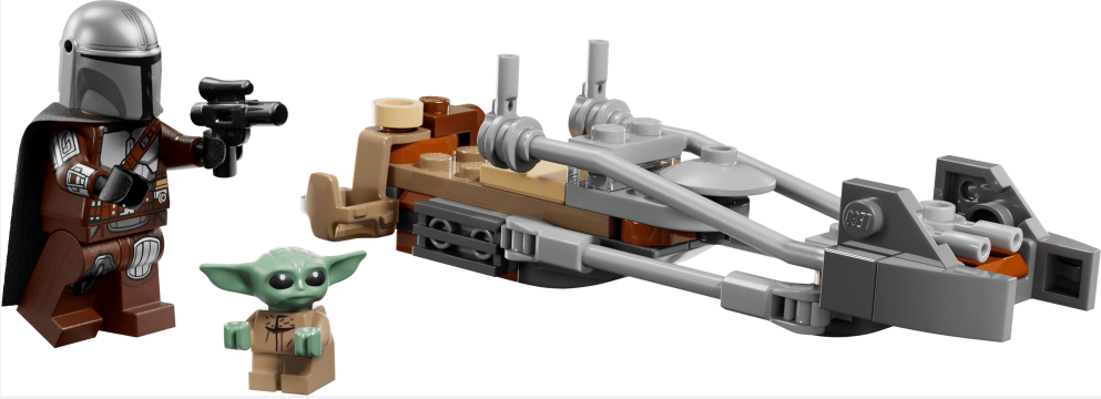 The Mandalorian Grogu's Speeder Bike - Source The LEGO GroupThe Mandalorian Grogu’s Speeder Bike