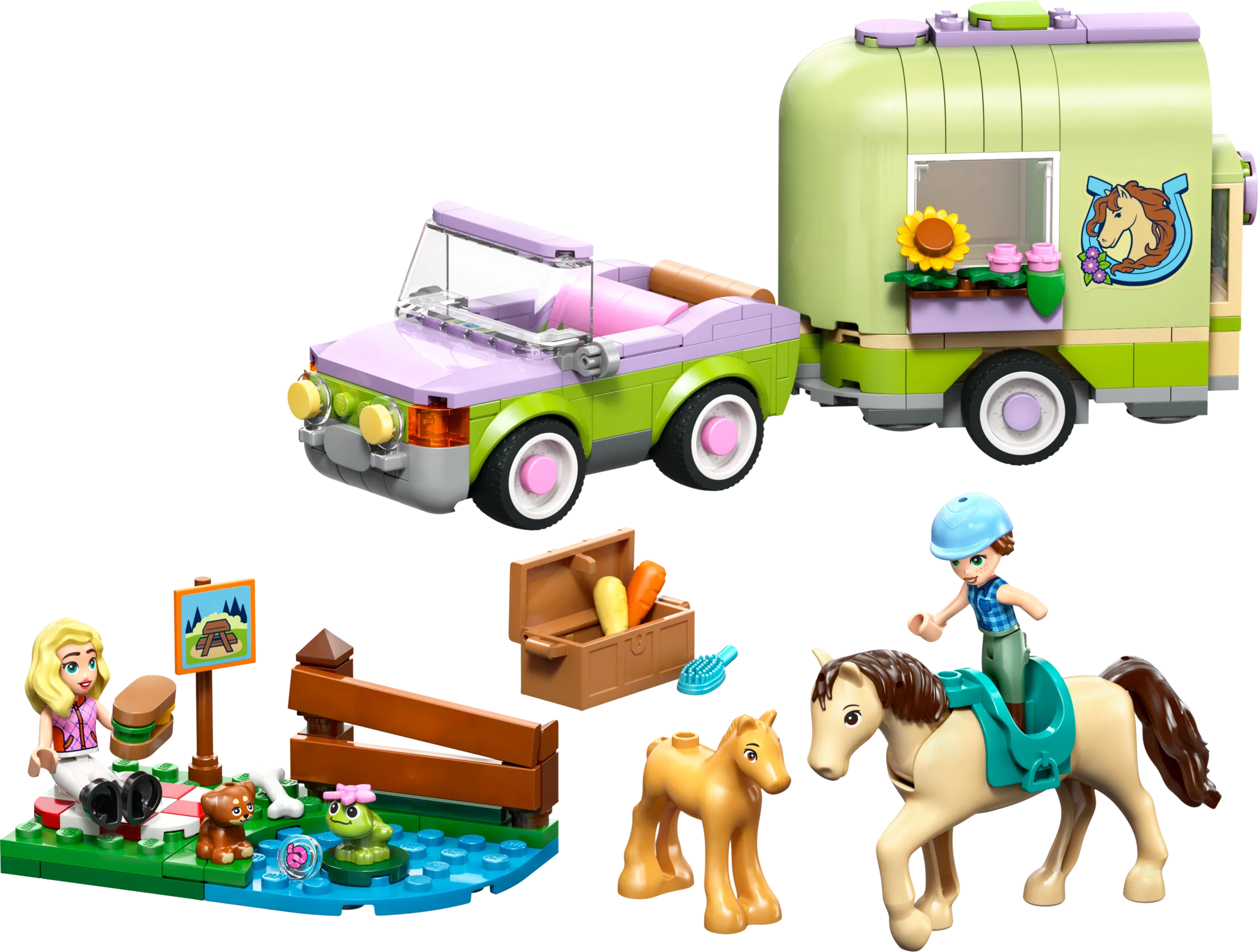 Horse & Baby Foal Trailer - Source The LEGO GroupHorse & Baby Foal Trailer