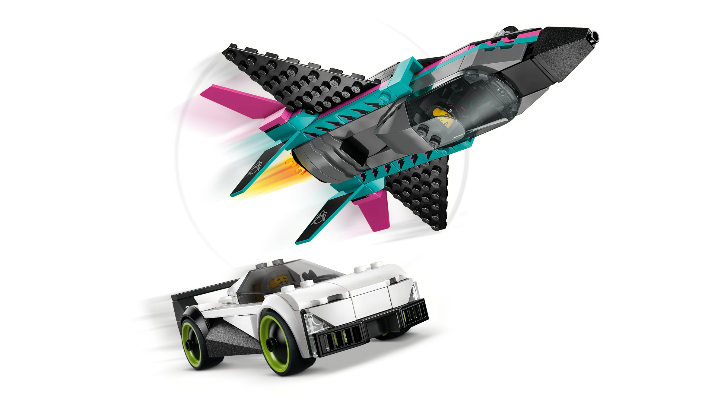 Jet vs. Car - Source The LEGO GroupJet vs. Car