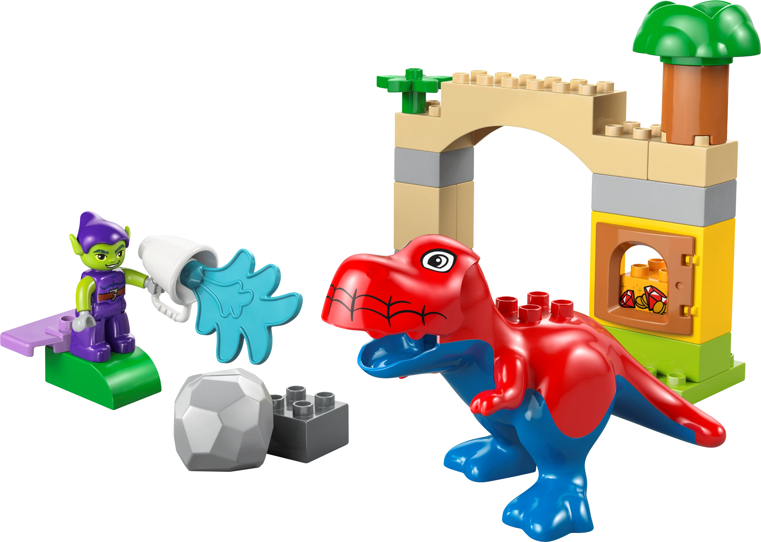 Dinosaur Spidey-Rex vs. Green Goblin - Source The LEGO GroupDinosaur Spidey-Rex vs. Green Goblin