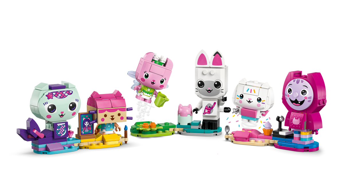 Gabby's Brick-Built Cat Friends - Source The LEGO GroupGabby’s Brick-Built Cat Friends