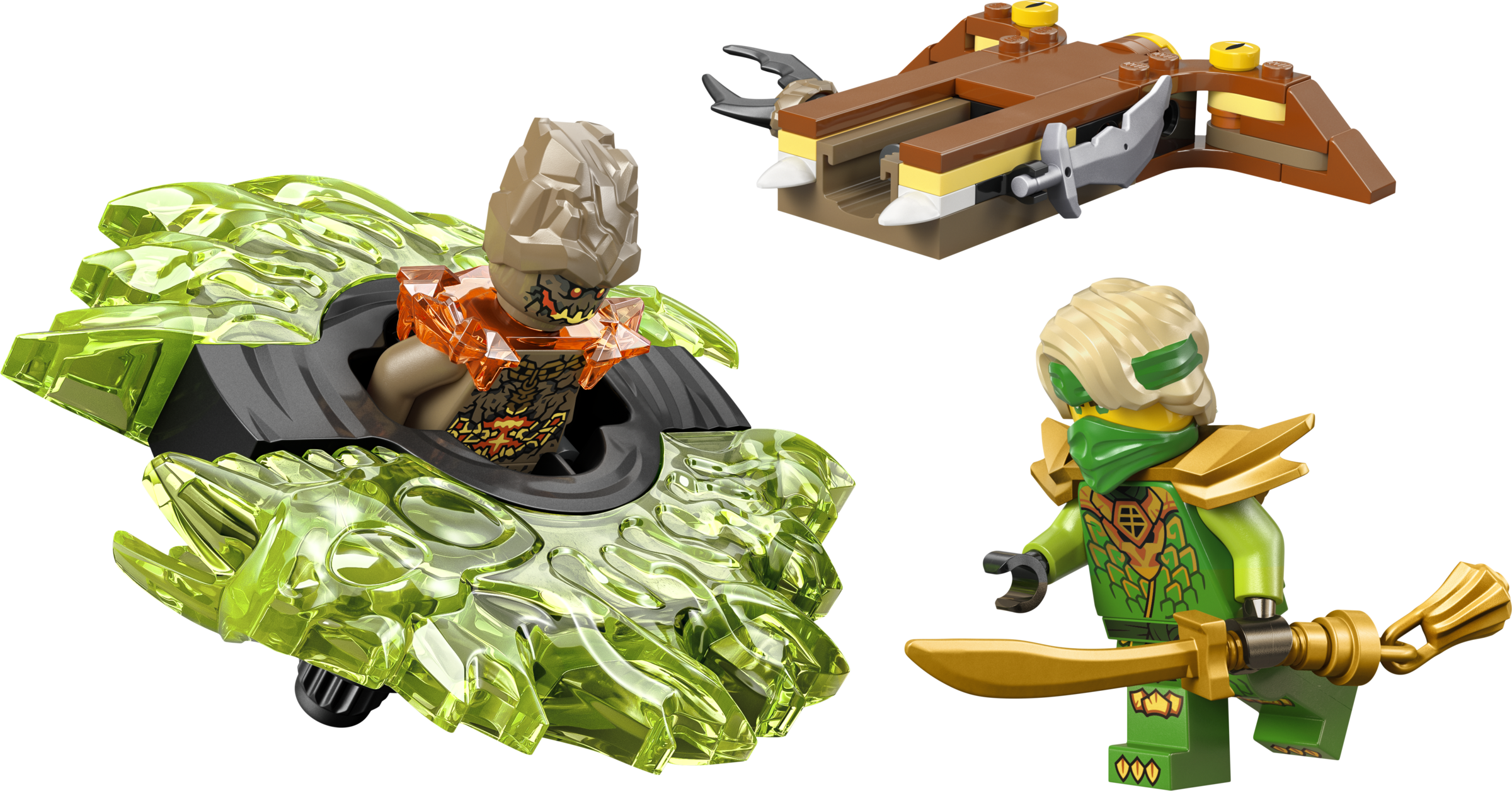 Lloyd vs Earth Monster Spinner - Source The LEGO GroupLloyd vs Earth Monster Spinner
