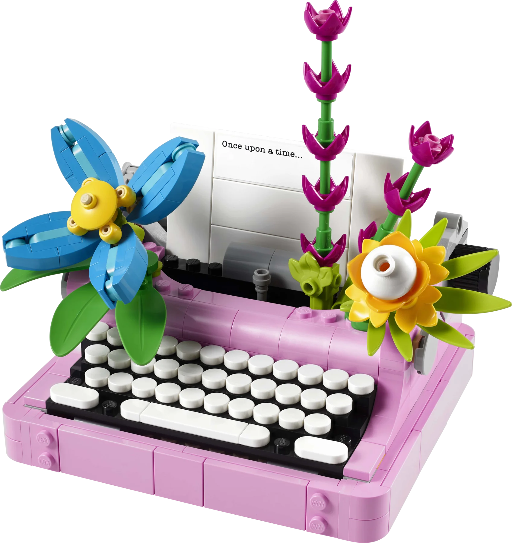 Typewriter with Flowers - Source The LEGO GroupTypewriter with Flowers