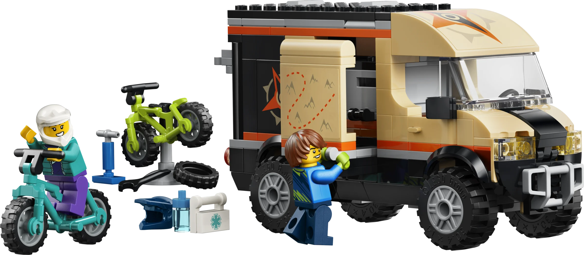 Mountain Bike Adventure Van - Source The LEGO GroupMountain Bike Adventure Van