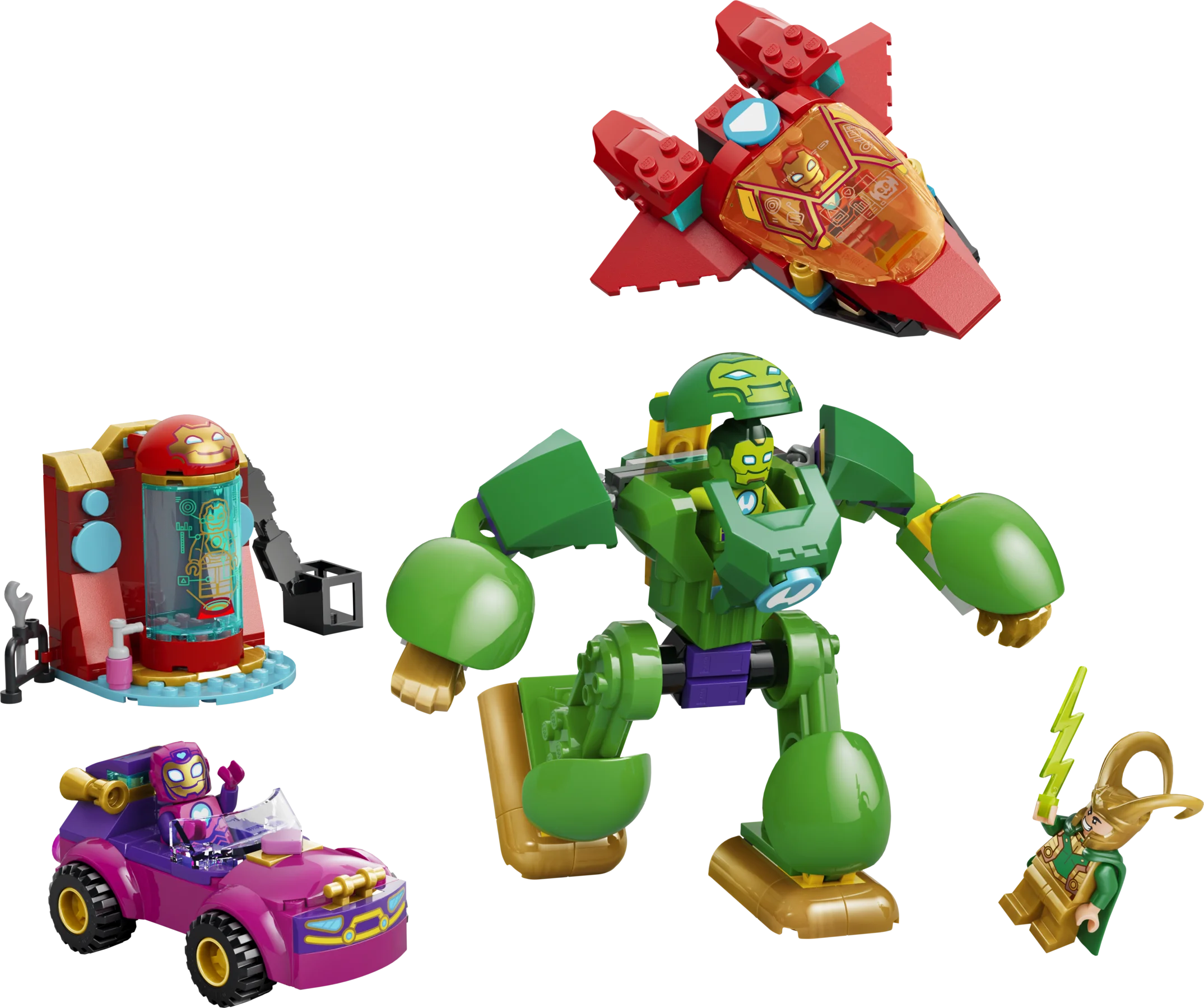 Loki vs. Team Iron Man - Source The LEGO GroupLoki vs. Team Iron Man
