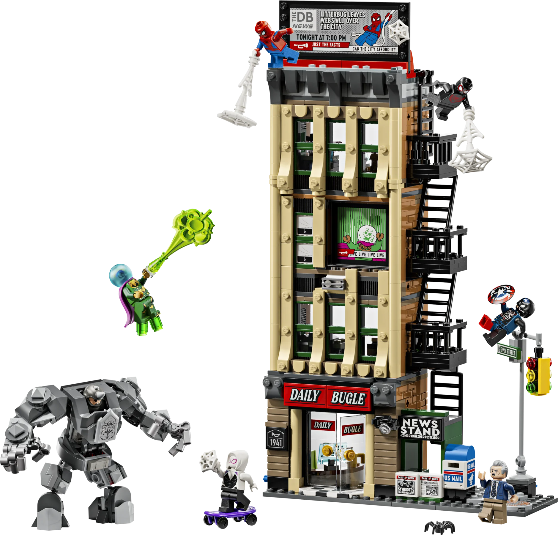 Spider-Man vs Mysterio - The Daily Bugle - Source The LEGO GroupSpider-Man vs Mysterio – The Daily Bugle