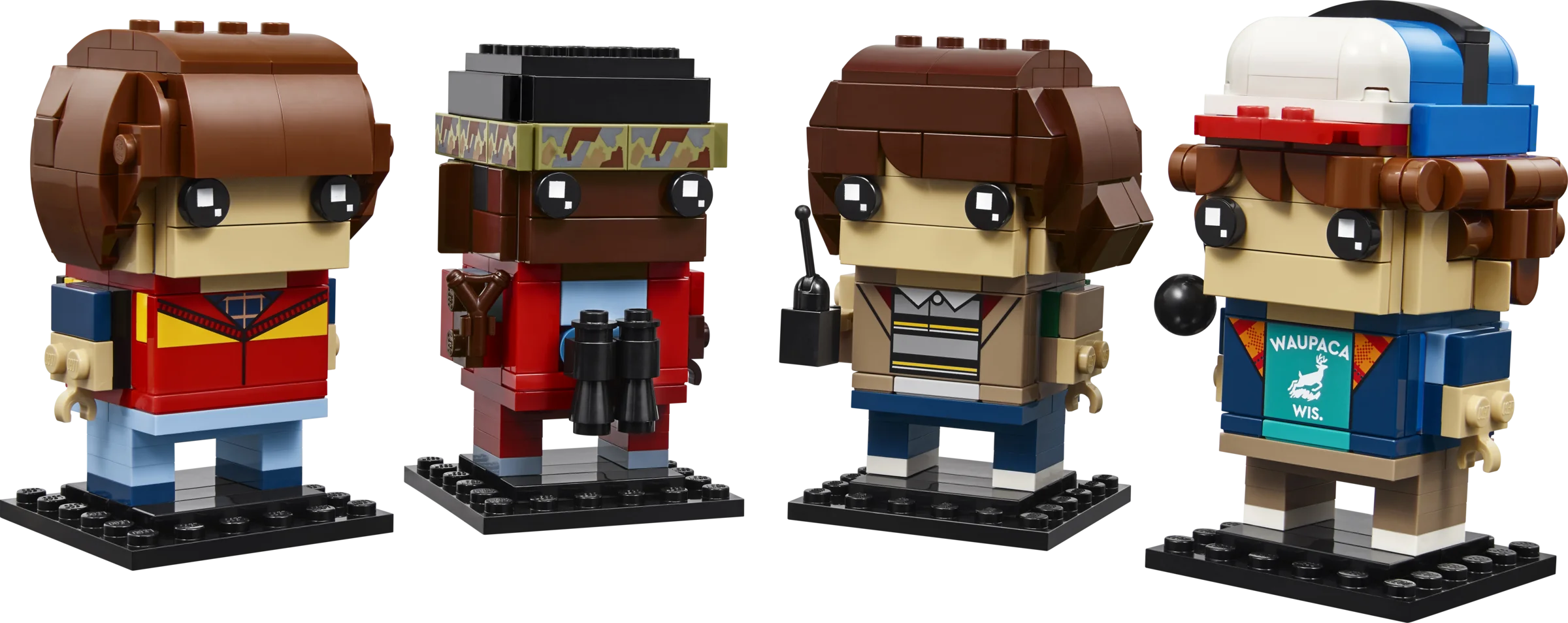 Mike, Dustin, Lucas and Will Figures - Source The LEGO GroupMike, Dustin, Lucas and Will Figures