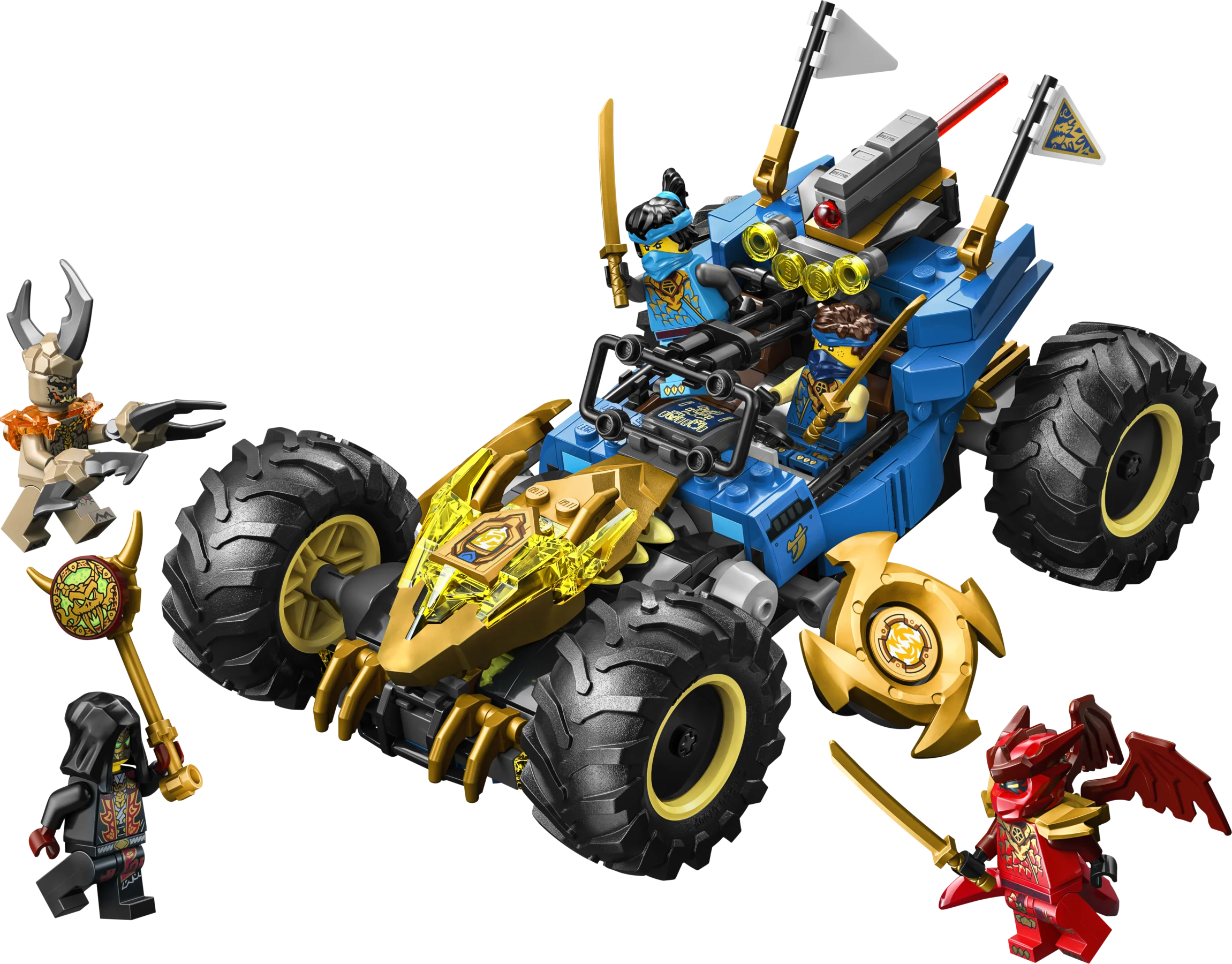 Jay's Transforming Car - Source The LEGO GroupJay’s Transforming Car