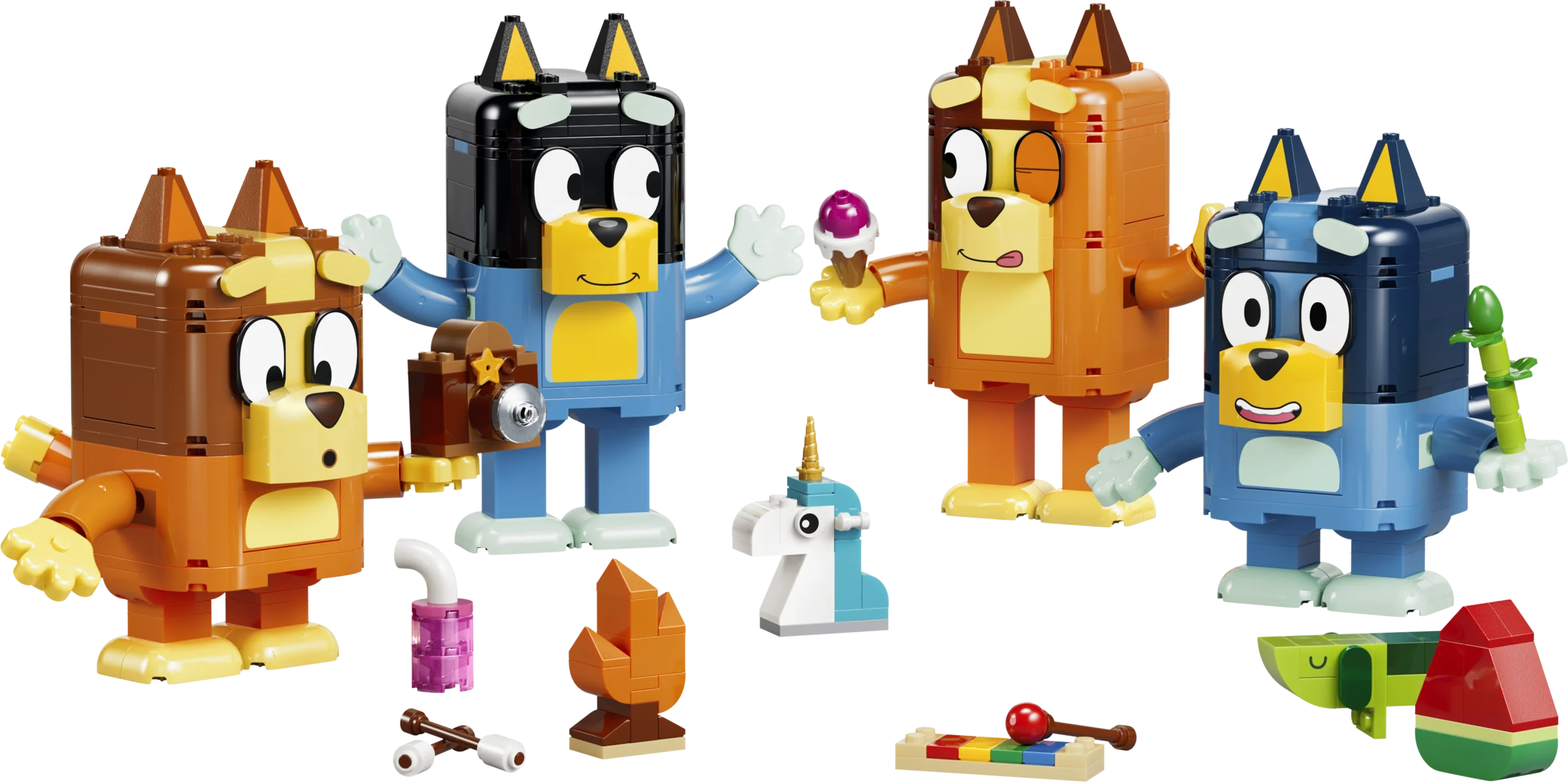 Brick-Built Bluey Family - Source The LEGO GroupBrick-Built Bluey Family