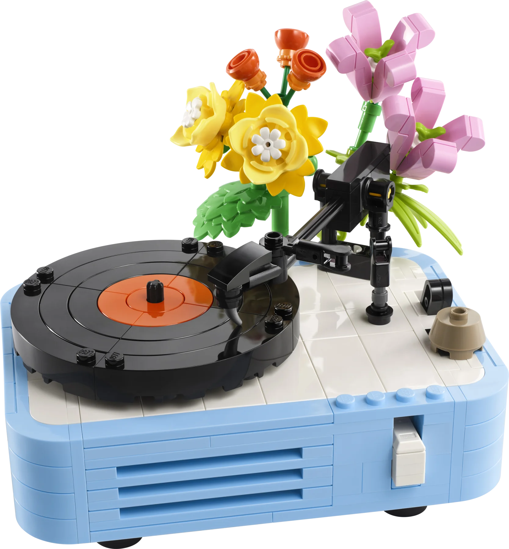 Record Player with Flowers - Source The LEGO GroupRecord Player with Flowers