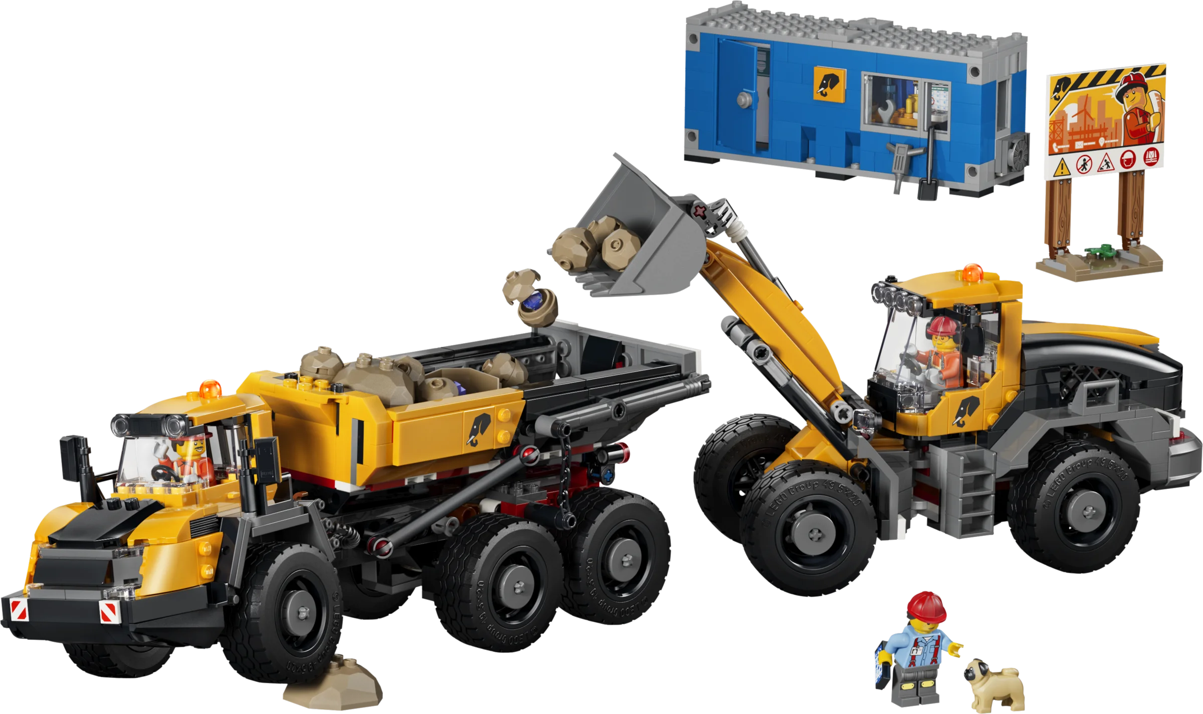 Dump Truck & Front End Loader - Source The LEGO GroupDump Truck & Front End Loader